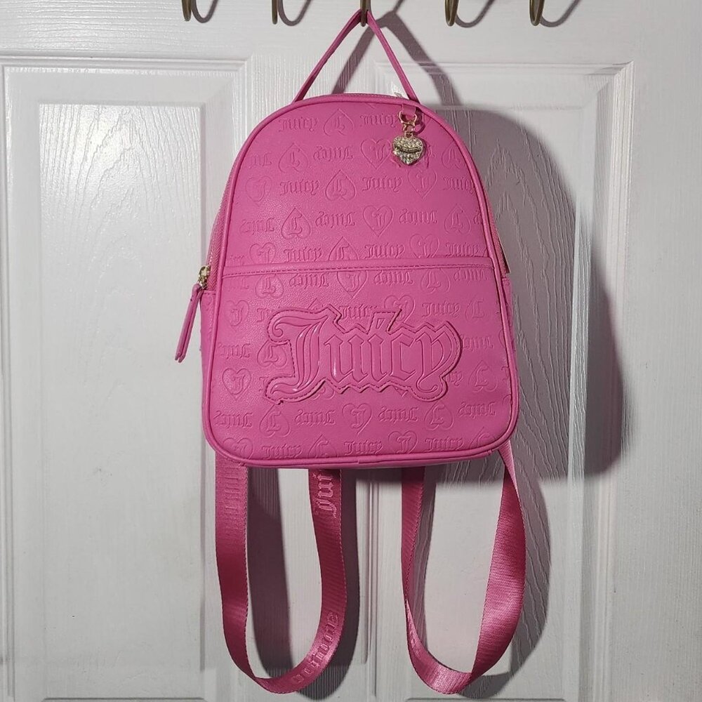 Juicy Couture Hot Pink Upgrade U Medium Backpack